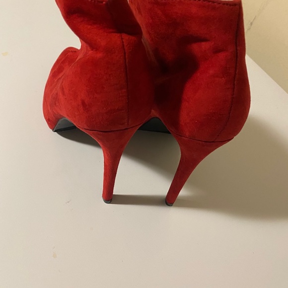 Hot Red booties - Picture 6 of 6
